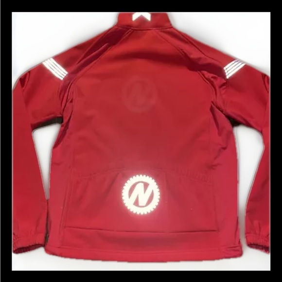 Nashbar Derby Softshell Thermal Cycling Jacket - Size Small - Cold Weather -Red - Picture 2 of 7